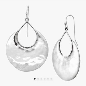 Silpada Crescent Drop Earrings, White